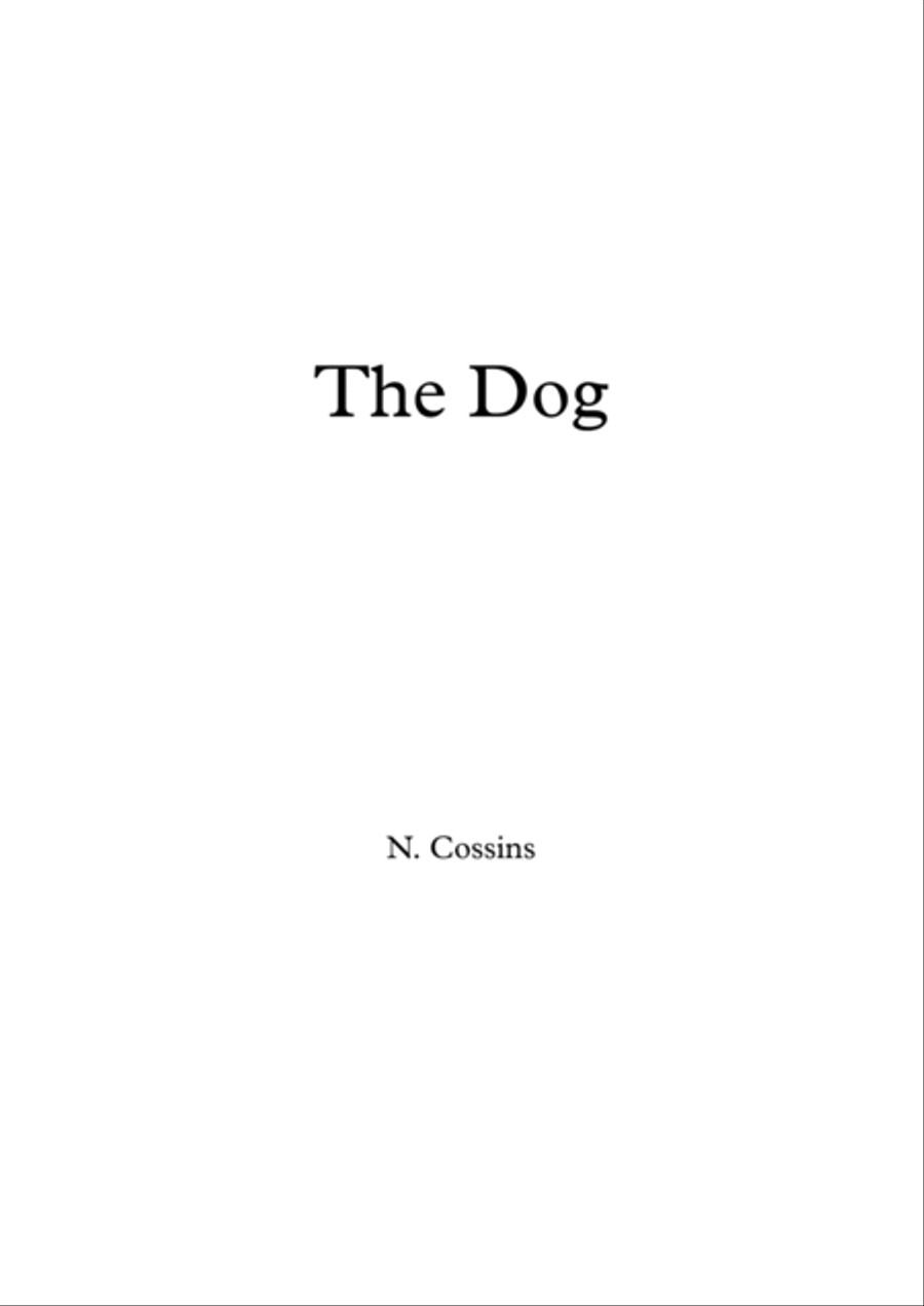 The Dog - N. Cossins (Original Orchestral Composition) Chamber Orchestra scores gallery preview page 1