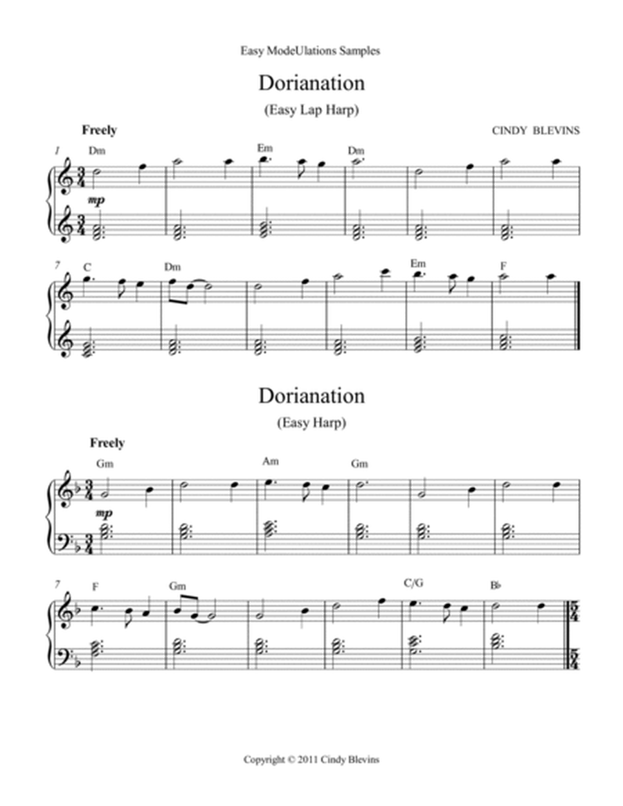 Easy ModeUlations, 16 original solos for harp image number null