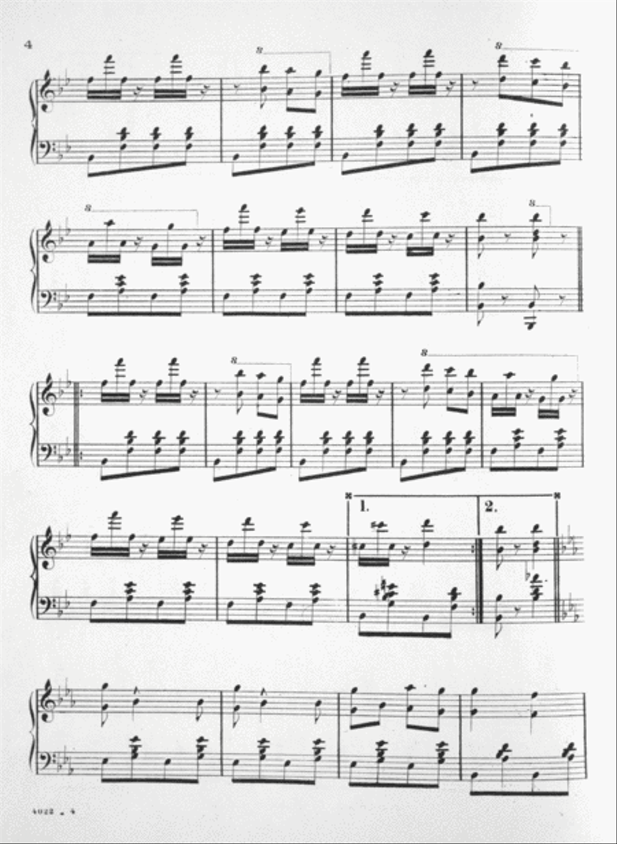 The Lone Hand Galop Piano Solo scores gallery preview page 3