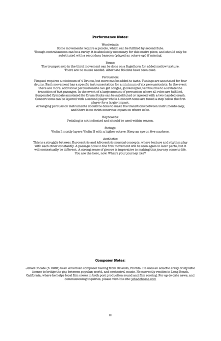 Suite of a Thousand Faces Full Orchestra scores gallery preview page 4