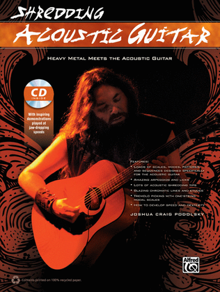 Book cover for Shredding Acoustic Guitar