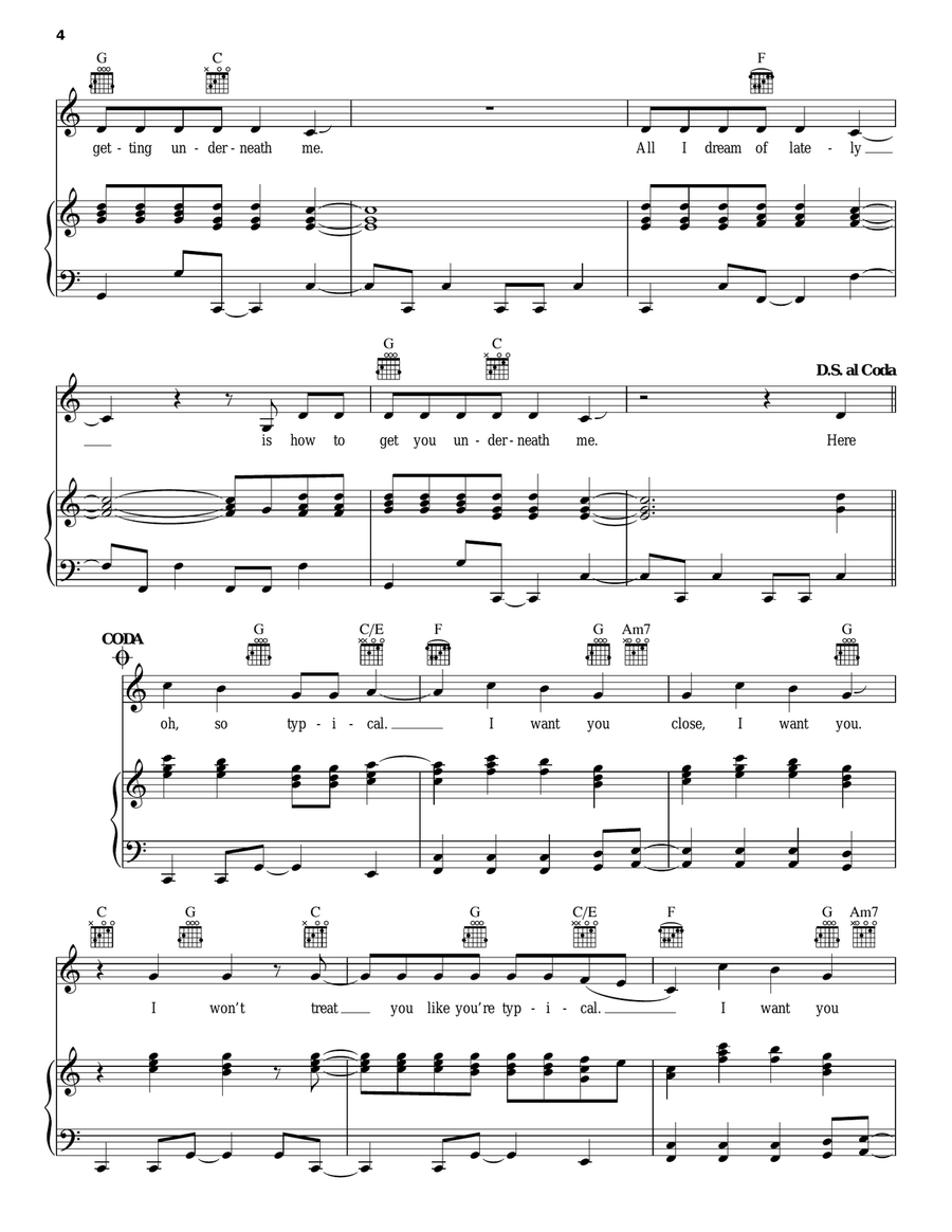 Closer Acoustic Guitar scores gallery preview page 4