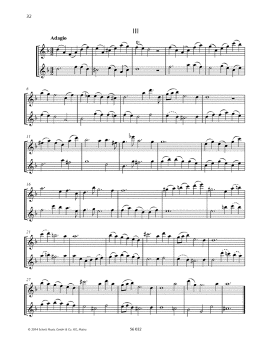 Sonata D minor, Op. 6 No. 1 Alto Recorder scores gallery preview page 3
