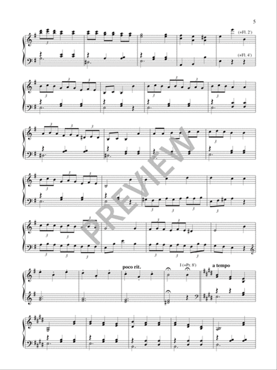 Three Hispanic Carols for Organ Organ Solo scores gallery preview page 7
