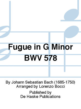 Fugue in G Minor BWV 578
