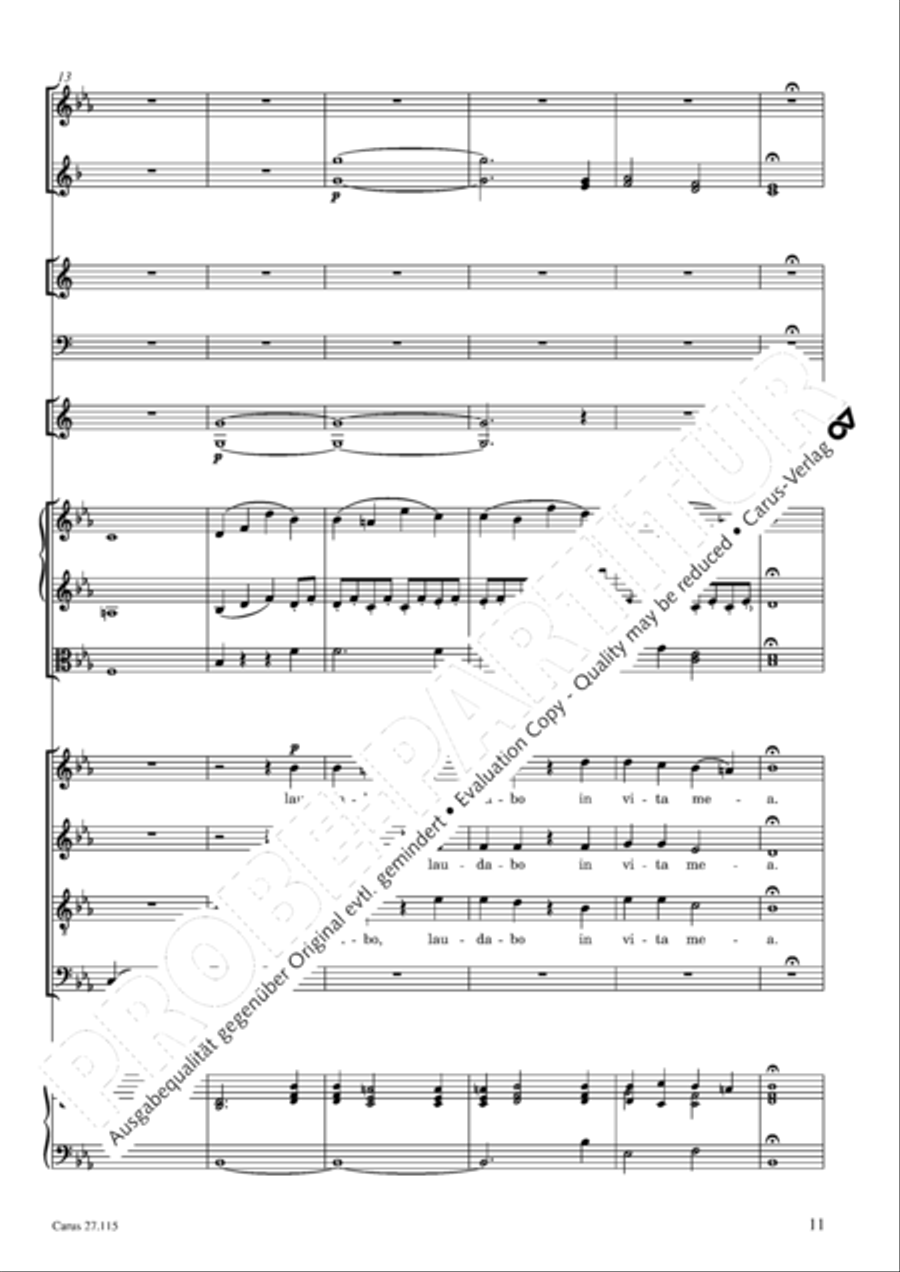 Exaudi, Domine Exaudi, Domine 4-Part scores gallery preview page 12