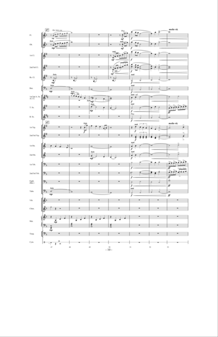Purple Heart Concert Band scores gallery preview page 9