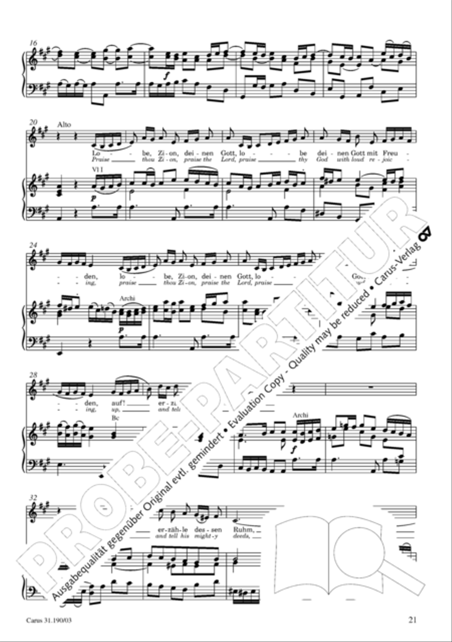 Sing to the Lord a new song (Singet dem Herrn ein neues Lied) ATB scores gallery preview page 22