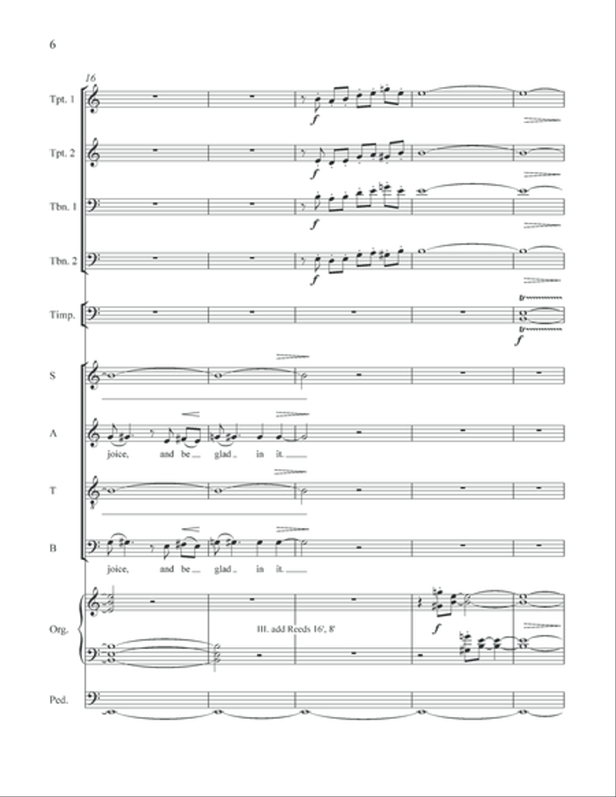 An Easter Introit (Full Score) Choir scores gallery preview page 23