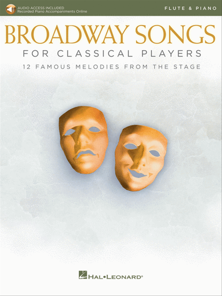 Broadway Songs for Classical Players – Flute and Piano Flute Solo scores gallery preview page 1
