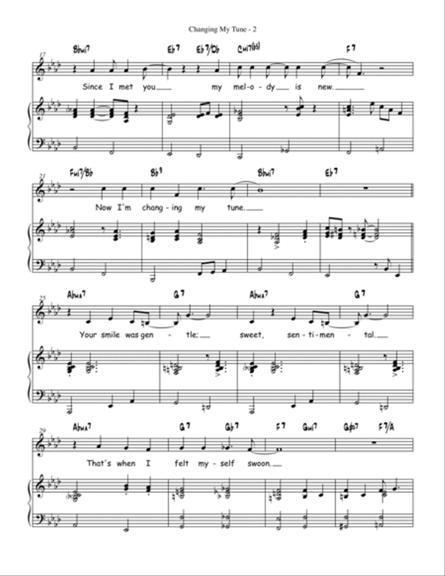 Changing My Tune Voice scores gallery preview page 2