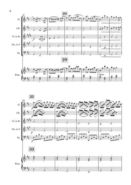 Canon in D for Woodwind Quintet and Piano image number null