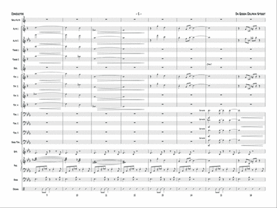 On Green Dolphin Street: Score Jazz Ensemble scores gallery preview page 4