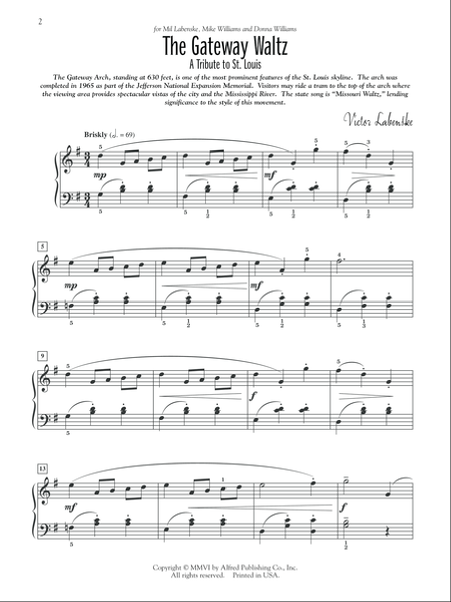 Show Me Missouri! Piano Method scores gallery preview page 2