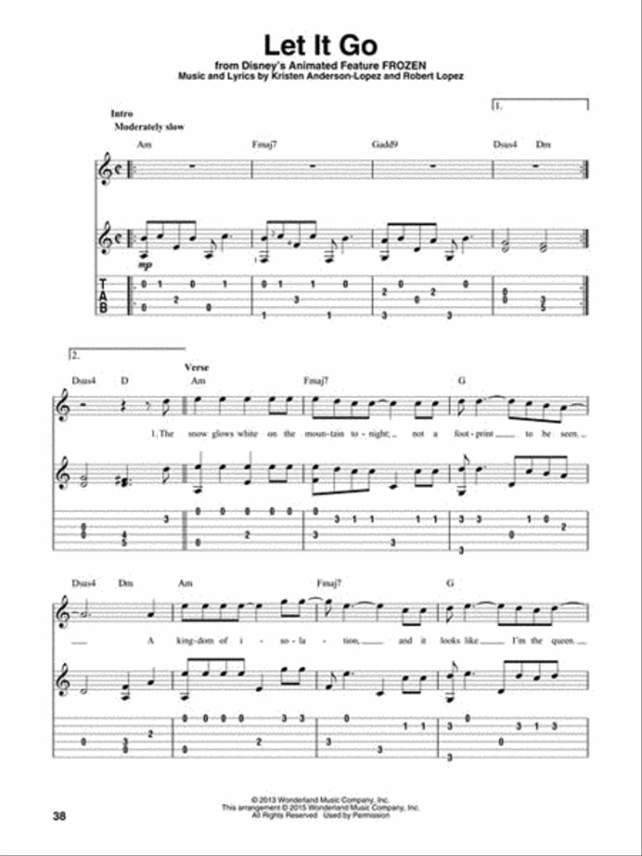 Fingerpicking Popular Hits Acoustic Guitar scores gallery preview page 8