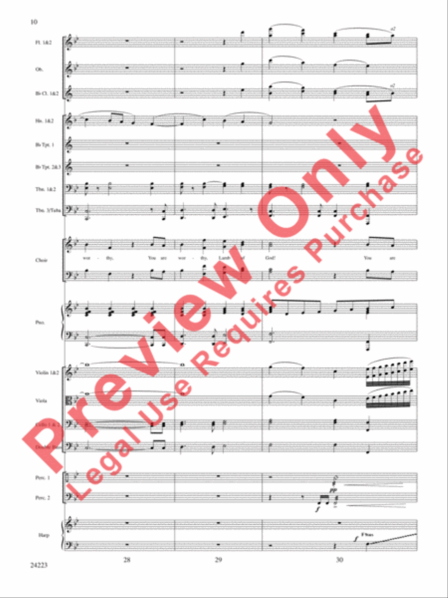 Living Lord Choir scores gallery preview page 11
