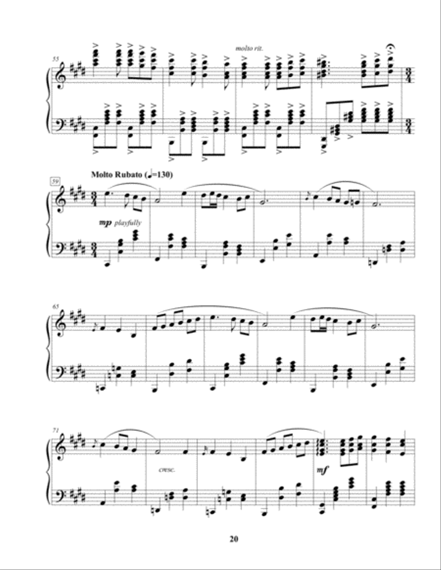 Piano Sonata No. 1 Movement 3 