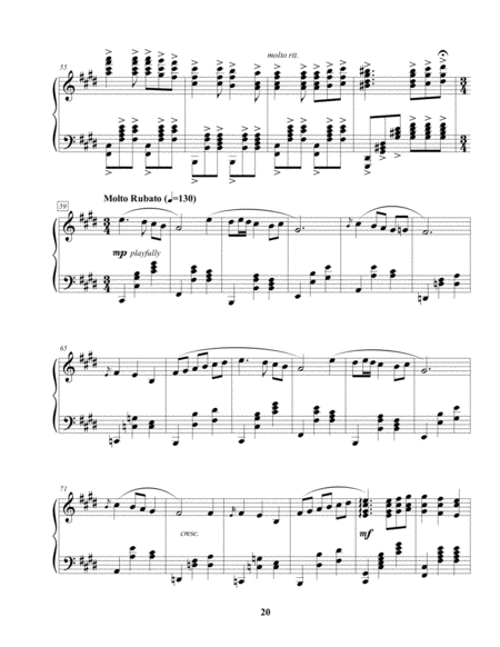 Piano Sonata No. 1 Movement 3 "Reflection of Passing" image number null