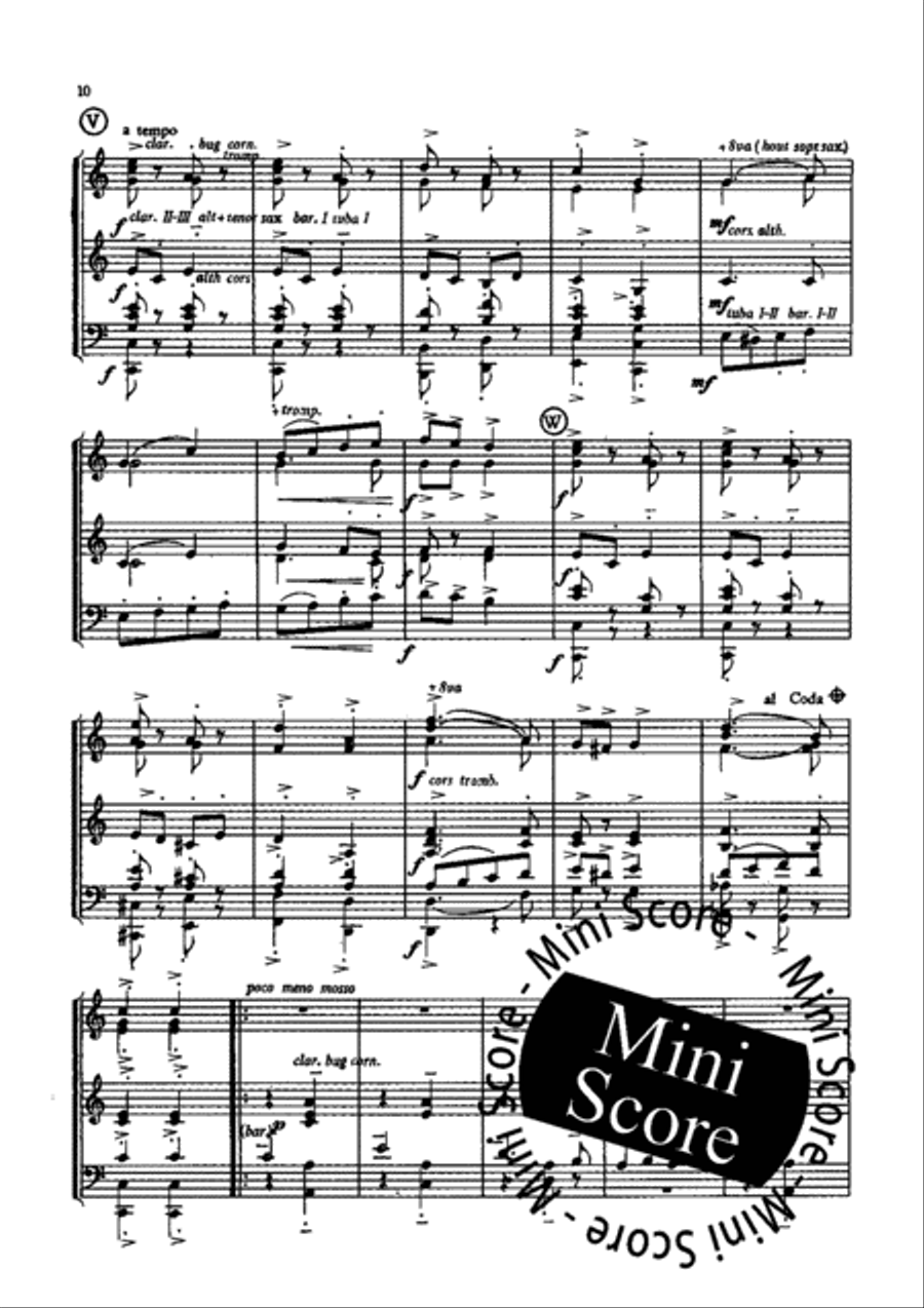Suite Breve Concert Band scores gallery preview page 12