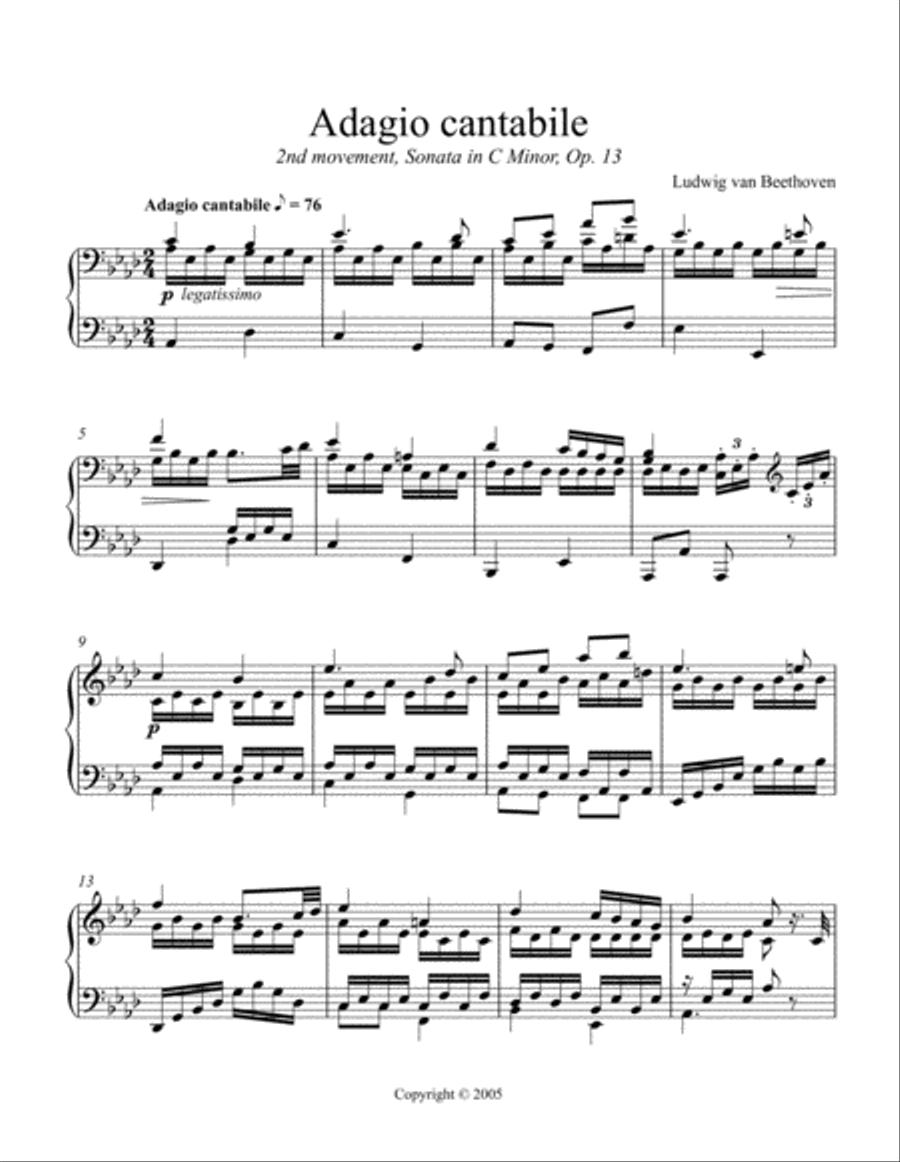 Adagio Cantabile Adagio Cantabile Small Ensemble scores gallery preview page 2