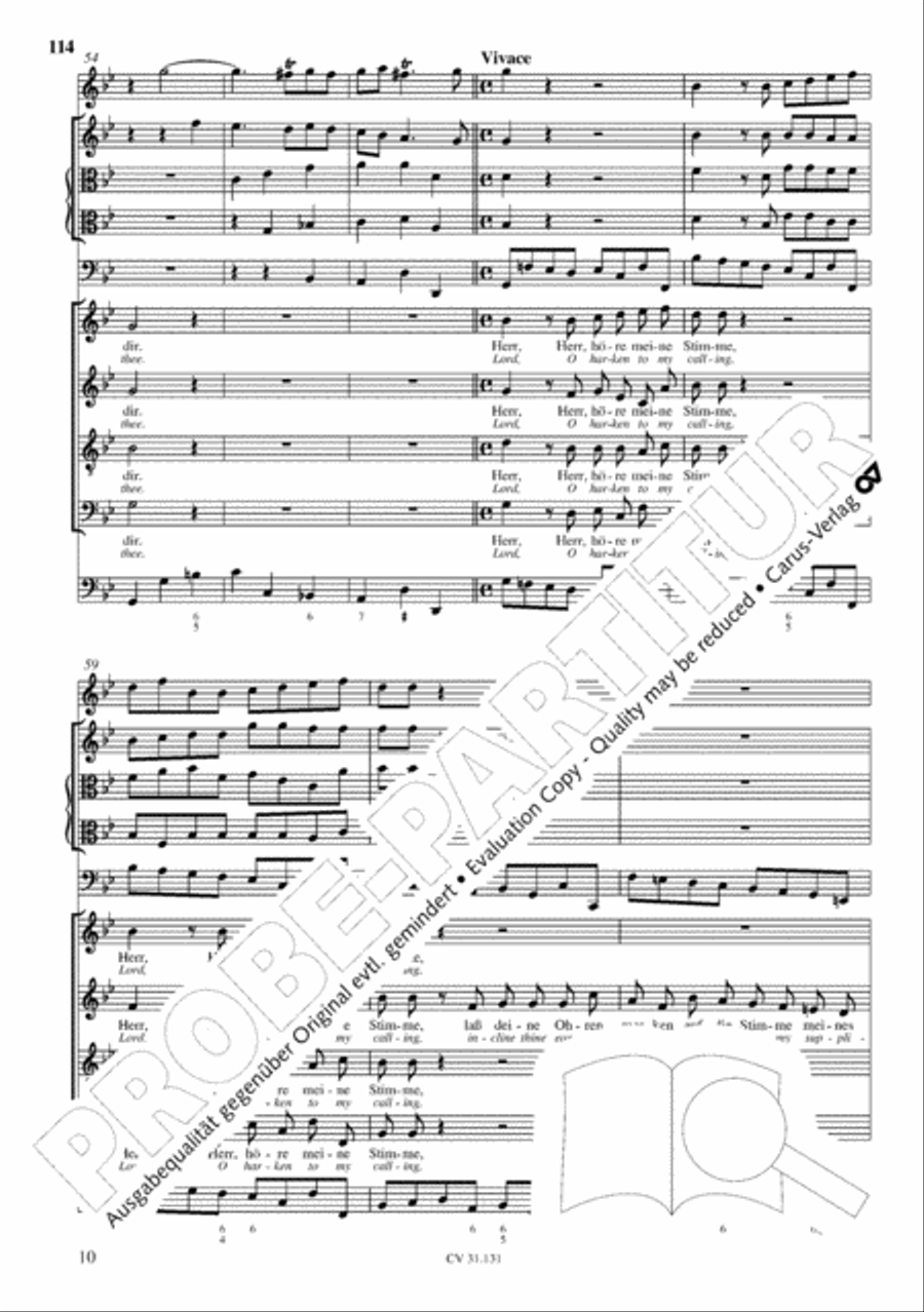 The Complete Sacred Vocal Works (Das geistliche Vokalwerk) Voice scores gallery preview page 115