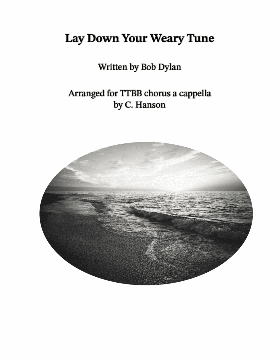Lay Down Your Weary Tune TTBB scores gallery preview page 1
