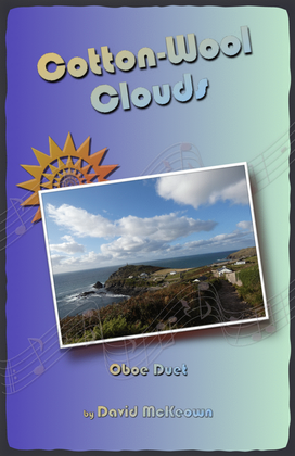 Book cover for Cotton Wool Clouds for Oboe Duet