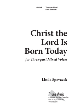 Book cover for Christ the Lord Is Born Today