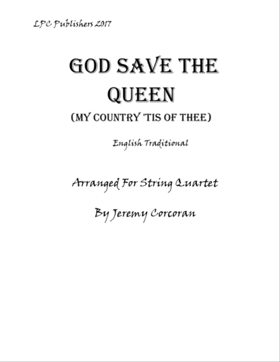 God Save the Queen (My Country Tis of Thee) String Trio scores gallery preview page 1