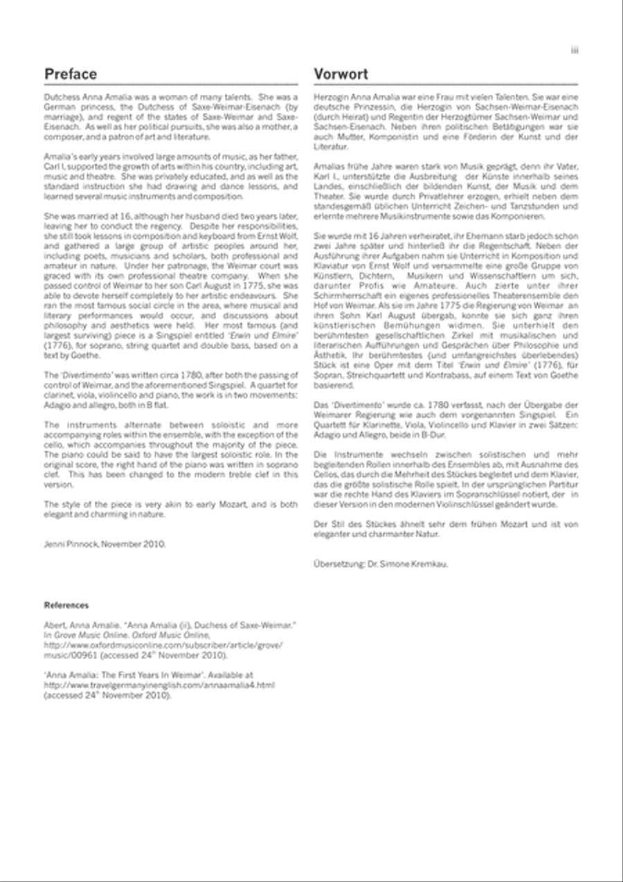 Divertimento Clarinet scores gallery preview page 5