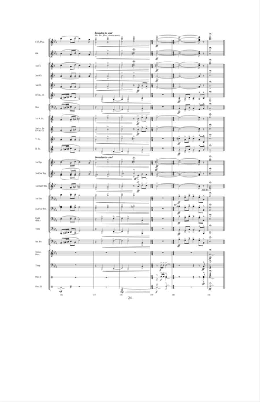 In the Winter of 1730: A River's Journey Concert Band scores gallery preview page 23