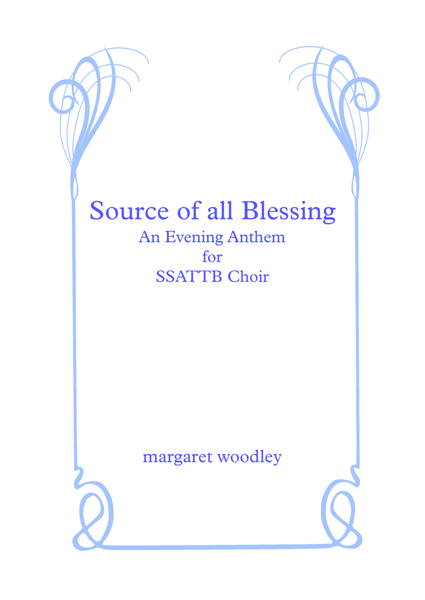 Source of all Blessing - for unacc SSATTB choir image number null