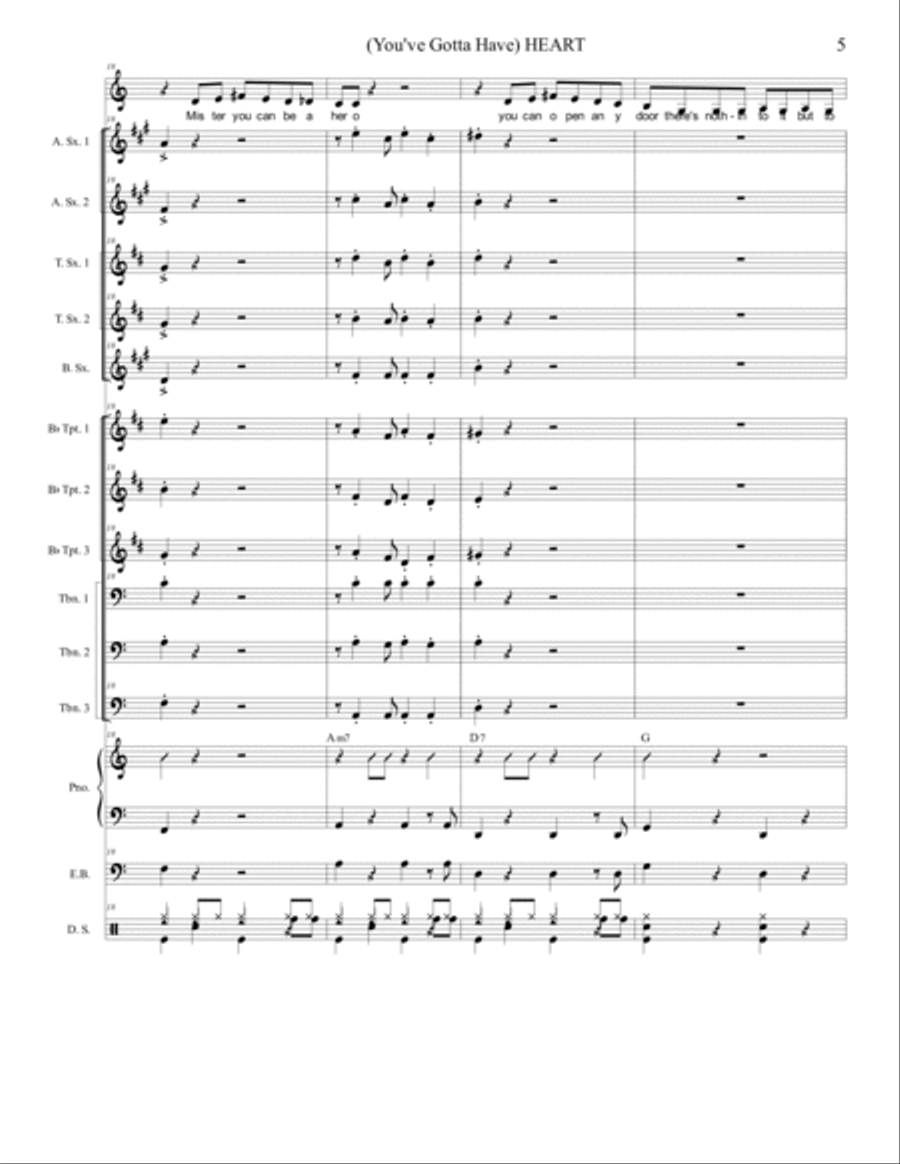 Heart Jazz Ensemble scores gallery preview page 5