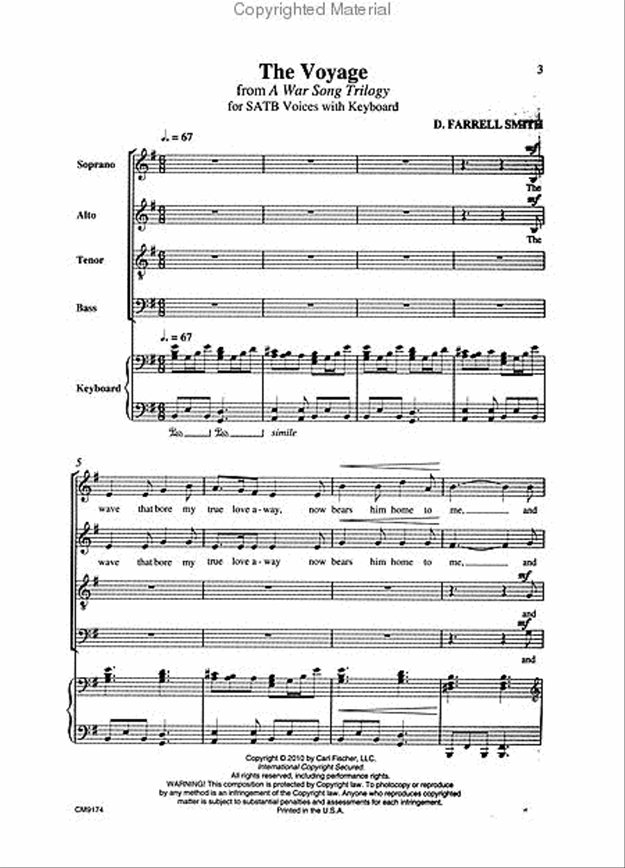 The Voyage The Voyage 4-Part scores gallery preview page 2