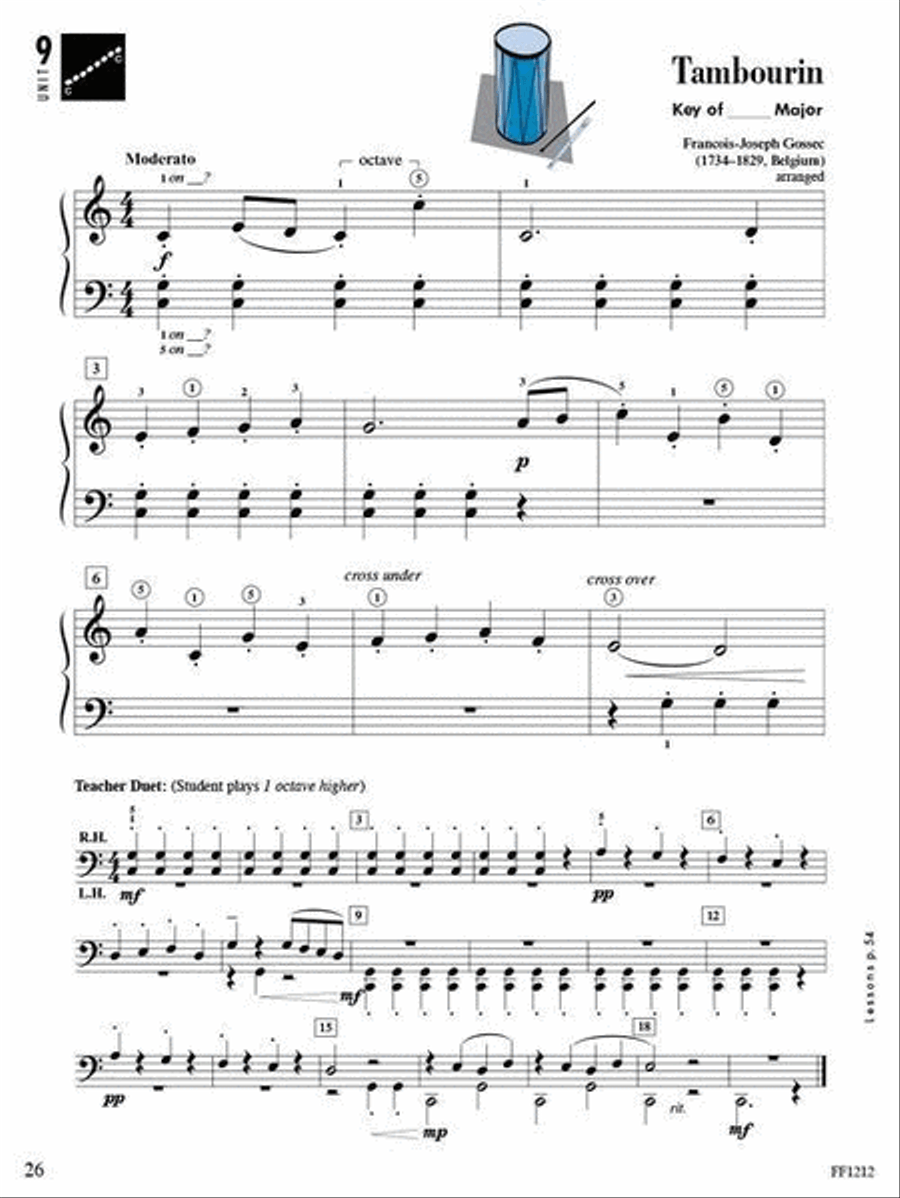 Accelerated Piano Adventures for the Older Beginner Piano Method scores gallery preview page 6
