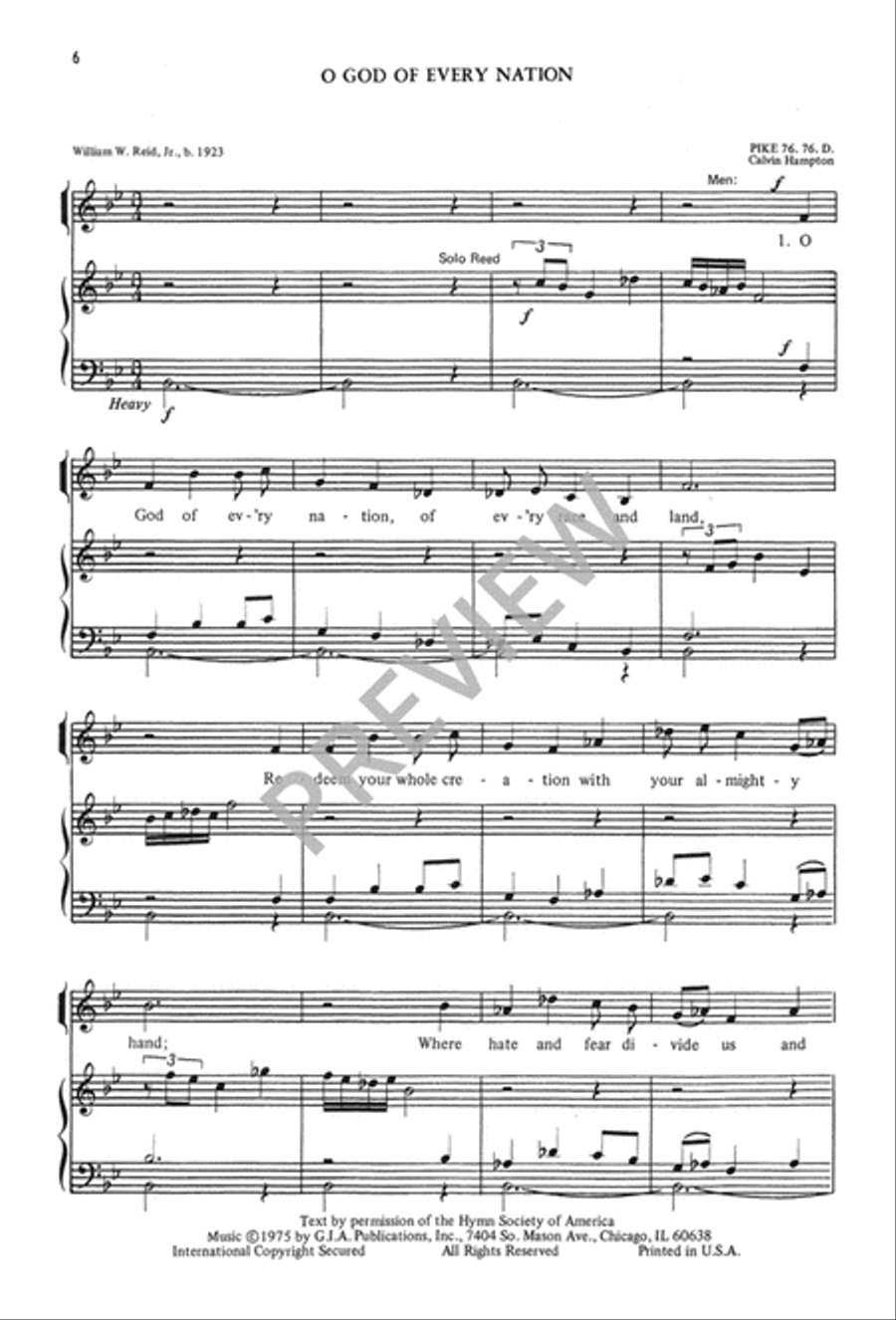 The Calvin Hampton Hymnary 4-Part scores gallery preview page 10
