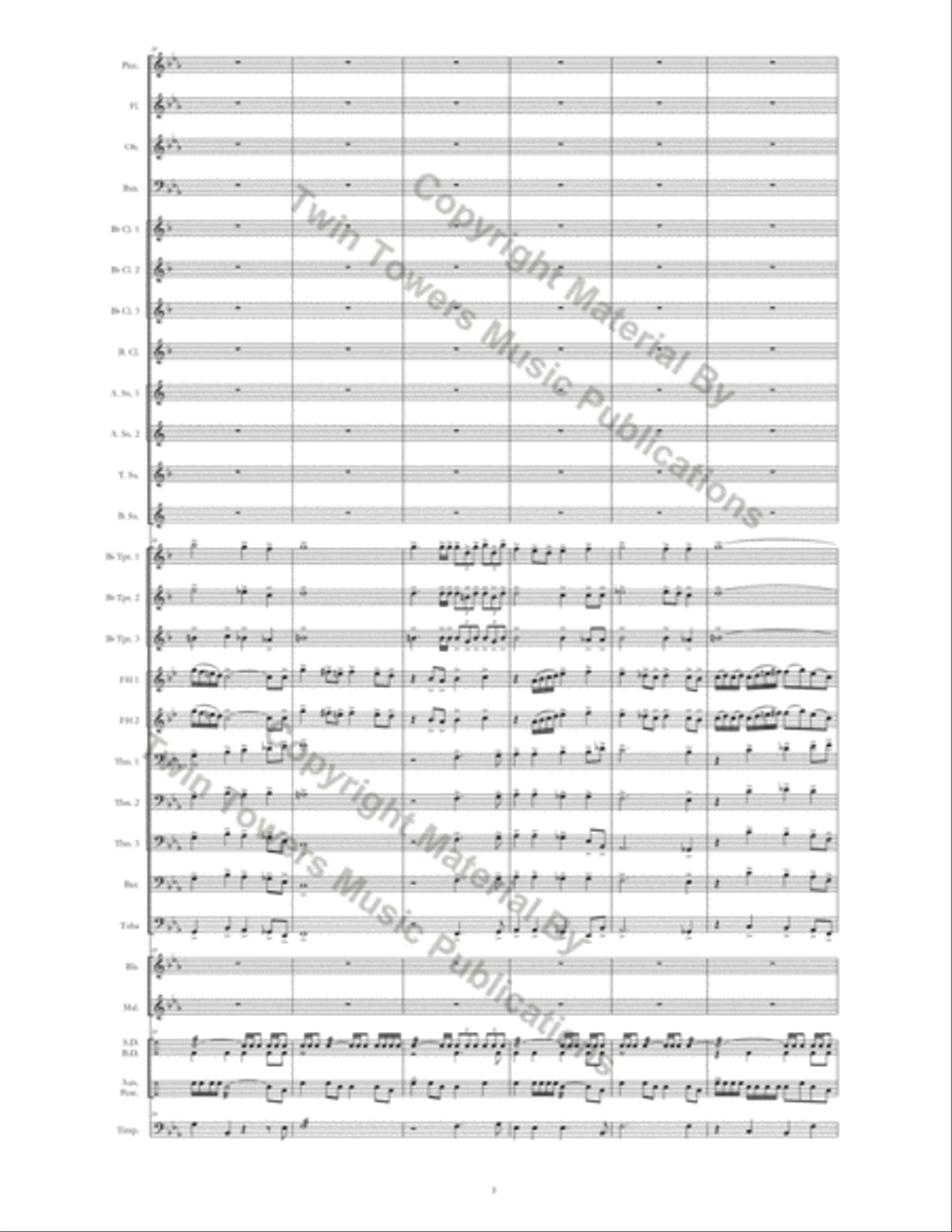 A Century of Opportunity Celebration Concert Band scores gallery preview page 7