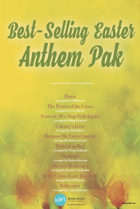 Best-Selling Easter Anthem Pak Vol 1 - Anthem Preview Pak