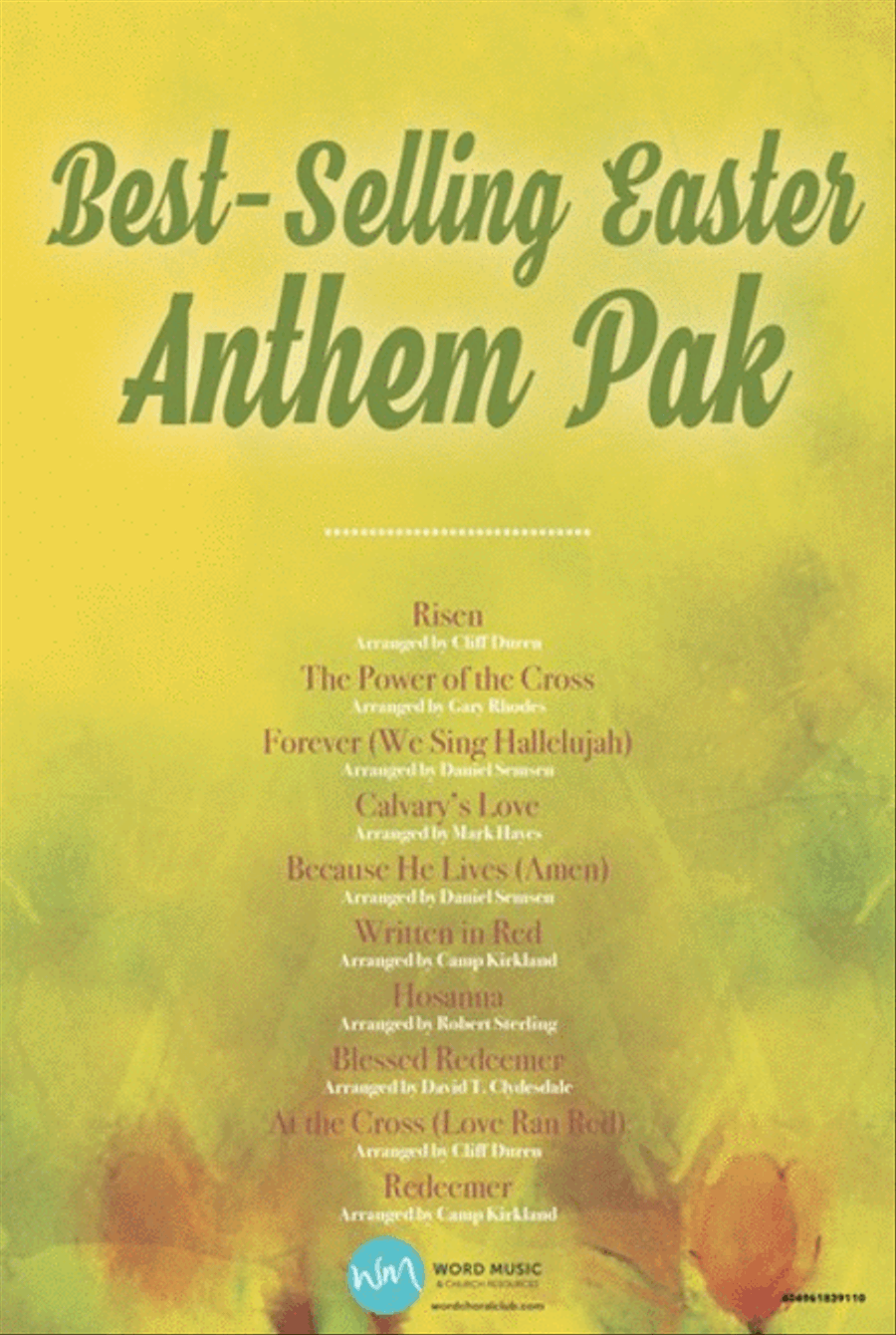 Best-Selling Easter Anthem Pak Vol 1 - Anthem Preview Pak Hymn Anthems scores gallery preview page 1
