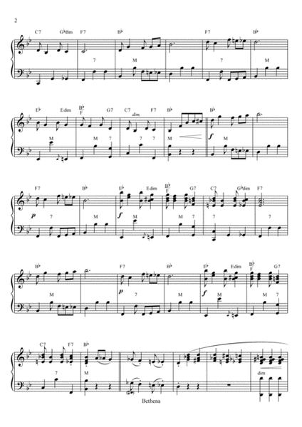 Scott Joplin for Solo Accordion: Bethena image number null