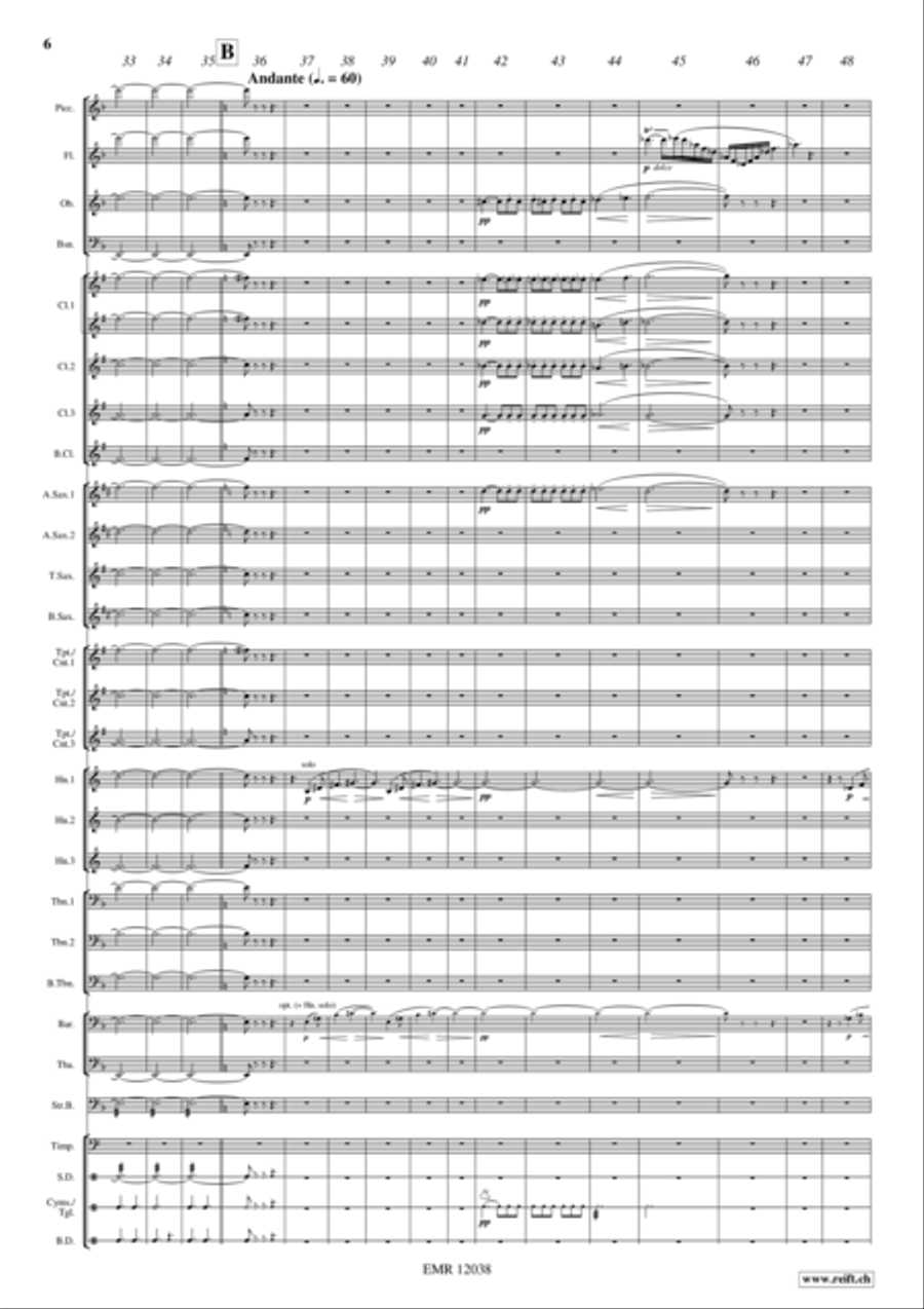 Die schone Galathee Die schone Galathee Concert Band scores gallery preview page 6