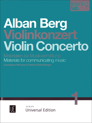 Book cover for Alban Berg: Violin Concerto
