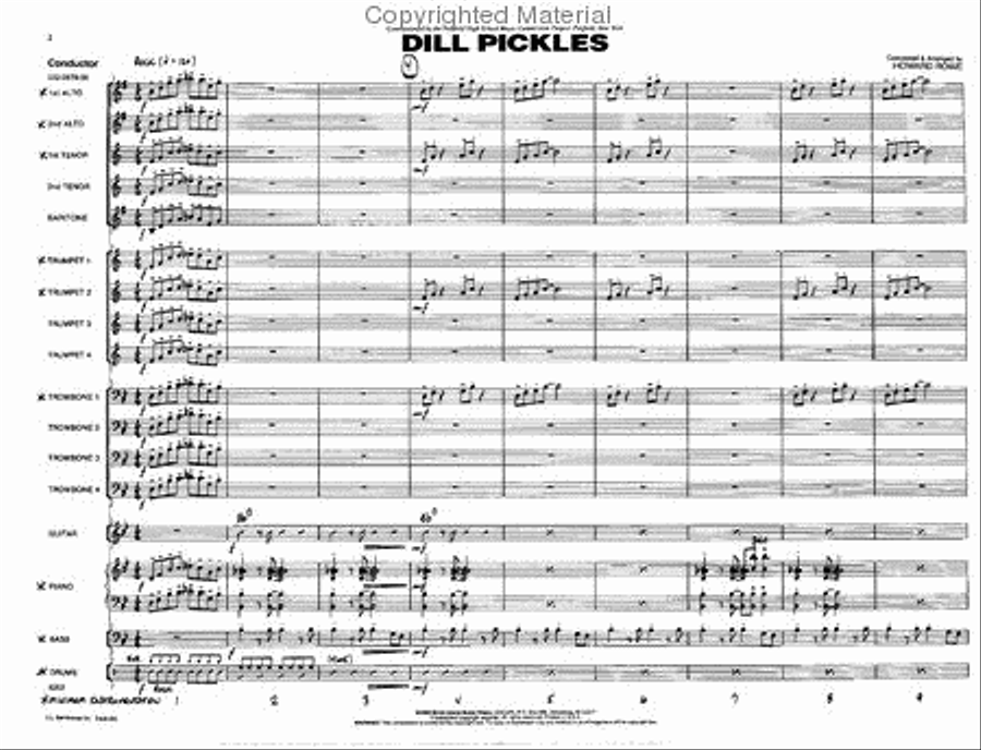 Dill Pickles Jazz Ensemble scores gallery preview page 2