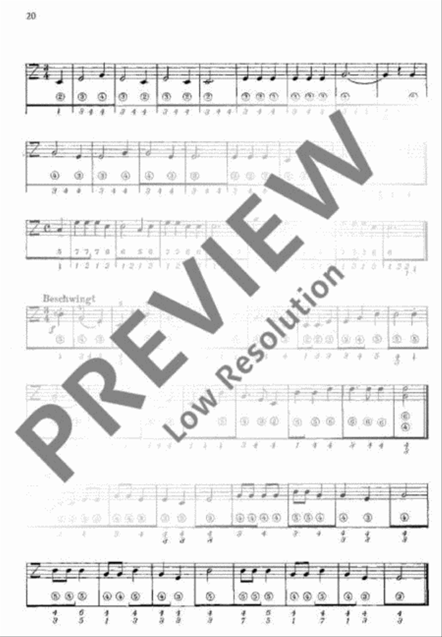 Neue Schule für die zweireihige Handharmonika Accordion scores gallery preview page 21