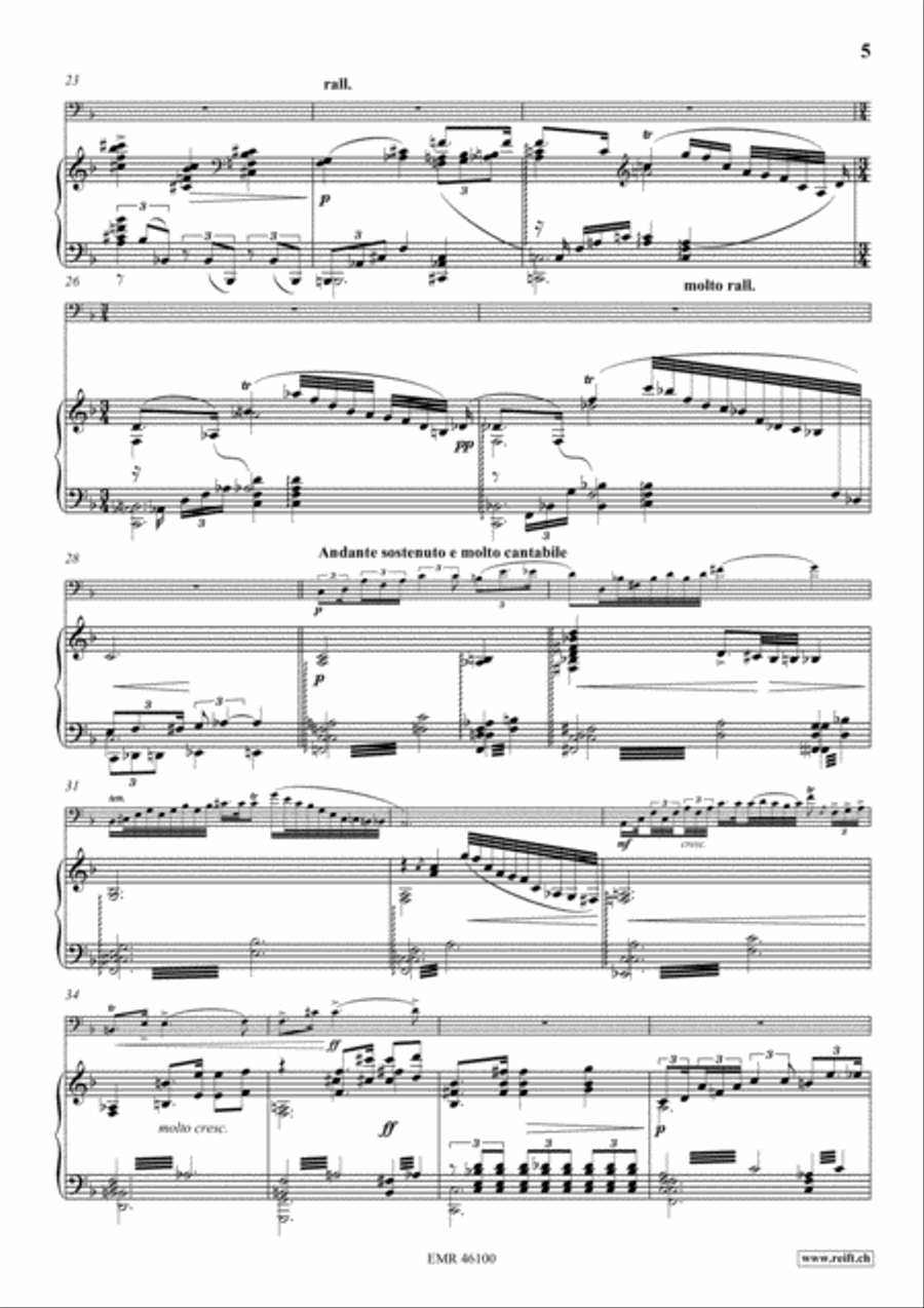 Poeme No. 1 Poeme No. 1 Bassoon Solo scores gallery preview page 6