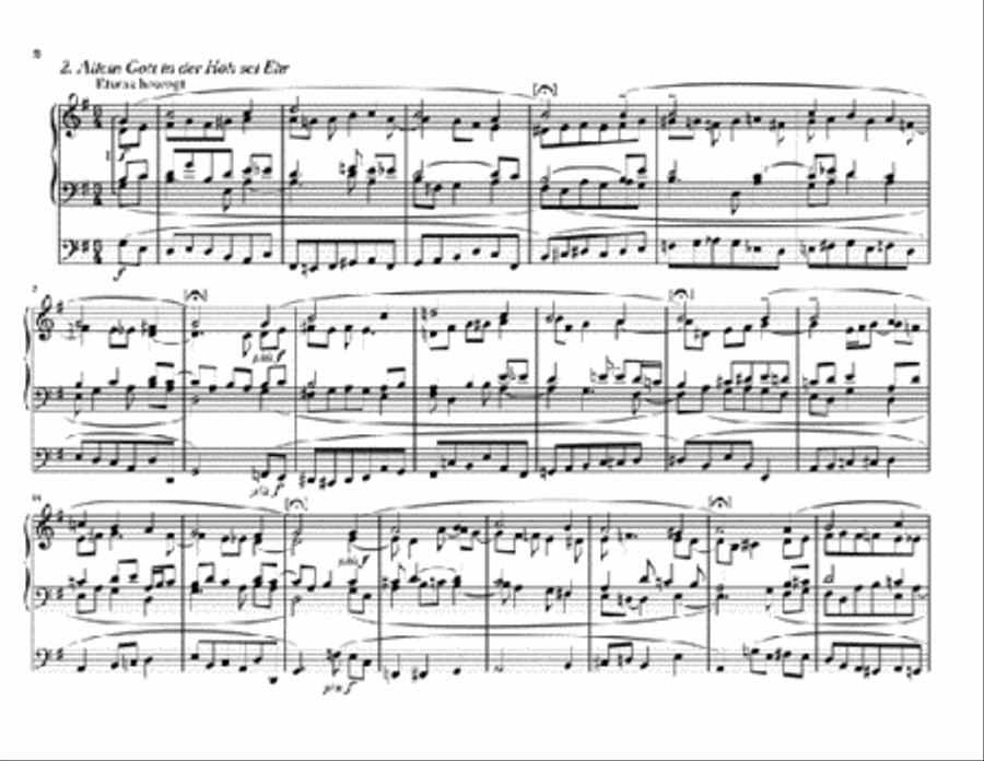 30 Little Chorale Preludes for Organ Op. 135a Organ scores gallery preview page 3