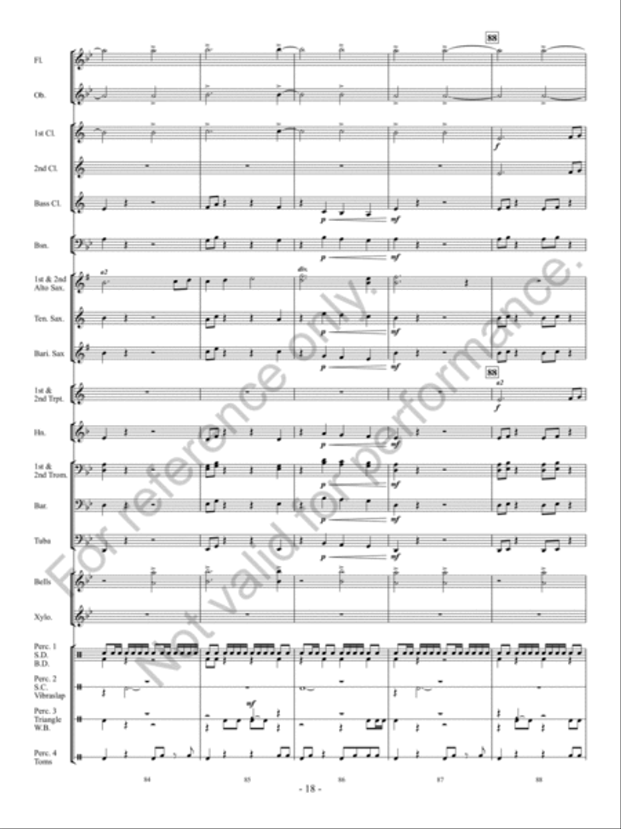 Hidden Gems Concert Band scores gallery preview page 19