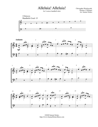 Alleluia! Alleluia! - for 2-octave handbell choir
