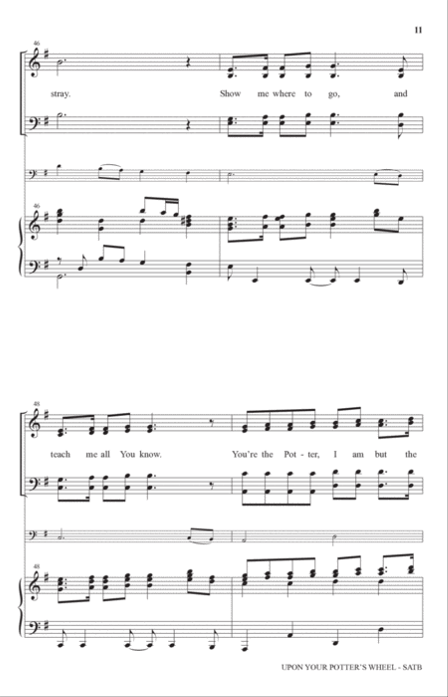 Upon Your Potter's Wheel Upon Your Potter's Wheel 4-Part scores gallery preview page 10