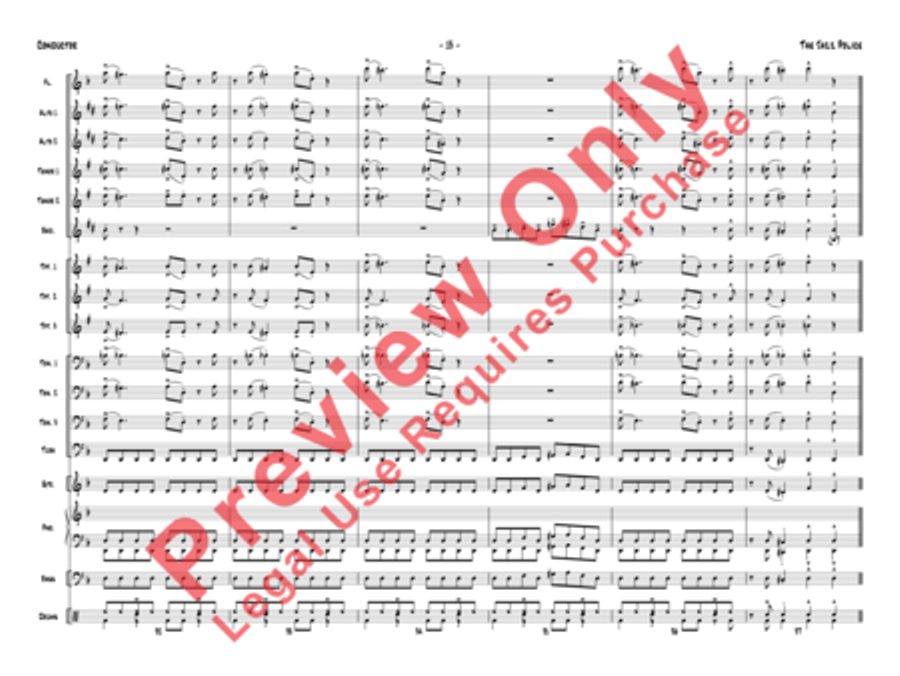 The Jazz Police Jazz Ensemble scores gallery preview page 16